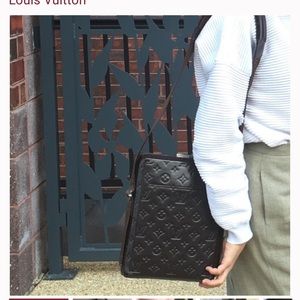 LV Vintage Monogram Glace Bobby Messenger Bag